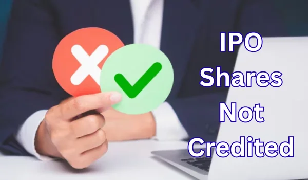 IPO Shares Not Credited